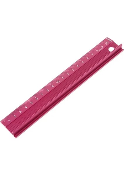 20CM Tarzı Profesyonel Alüminyum Alaşımlı Düz Cetvel Koruyucu Ölçek Ölçme Mühendisleri Çizim Aracı cm (Yurt Dışından)