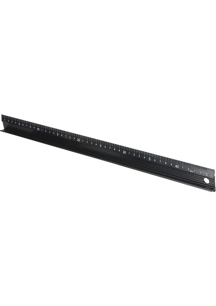 45CM Tarzı 45 cm Alüminyum Alaşımlı Cetvel Öğrenci Lazer Baskı Ölçeği Cetvel Milimetre Ölçeği Okul Sanat Zanaat Için Güvenlik Kesme Işaretleme (Yurt Dışından) fırsatları