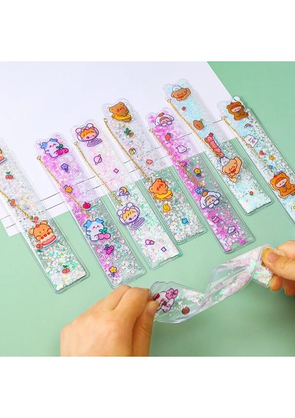 No.6 Stili 1 Pc Yaratıcı Karikatür Quicksand Cetvel Pvc Çizim Cetvel Sevimli Kız Kırtasiye Ölçeği Öğrenci Kolye Imi (Yurt Dışından) fiyatları