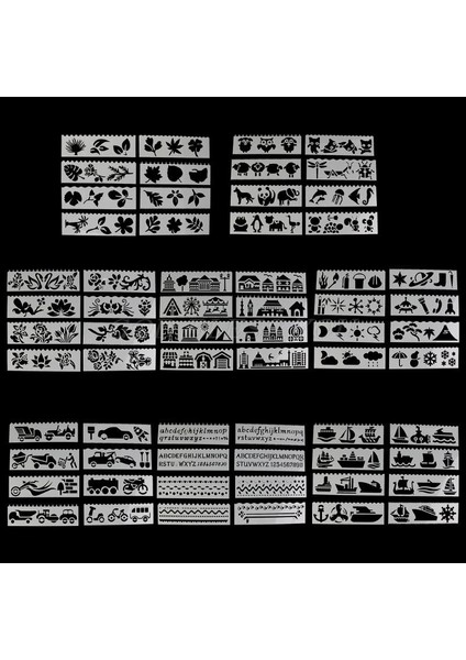 No.4 Stili Et Çocuklar Plastik Çizim Şablonu Cetveller Şablonlar Dıy Boyama Dıy Yapımı Okul Kaynağı Araçları Zanaat (Yurt Dışından) fiyatları