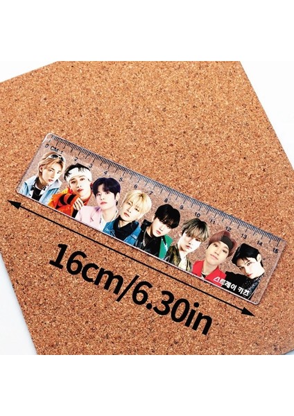 OSS26619CZ1 Stili Kpop Kaçak Çocuklar Akrilik Cetvel Çok Fonksiyonlu Çizim Araçları Öğrenci Ölçme Düz Cetvel Öğrencileri Ofis Kırtasiye (Yurt Dışından) modelleri