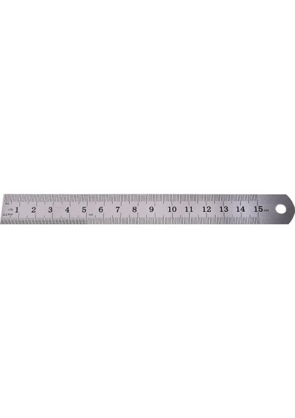 Paslanmaz Çelik Cetvel Çift Taraflı Cetvel Cetvel Sanatı 0,5 cm Kalınlık (Yurt Dışından)