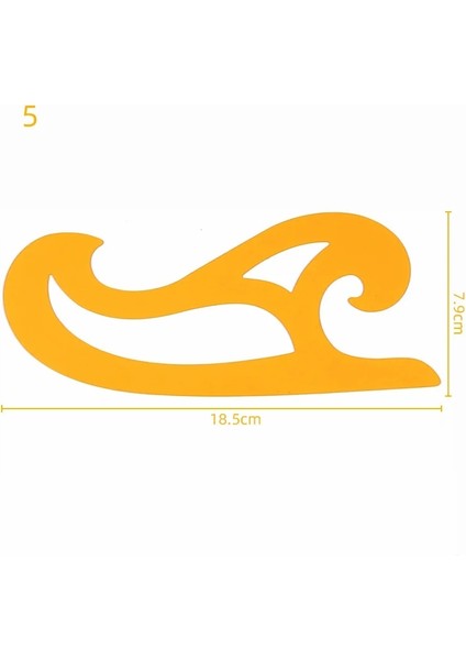 No.4 Stili Çok Fonksiyonlu Bulut Cetvel Eğri Kurulu Seti Şeffaf Akrilik Bulut Cetvel Delik Cetvel Elips Geometrik Çizim Cetveli Kostüm D (Yurt Dışından) fırsatları
