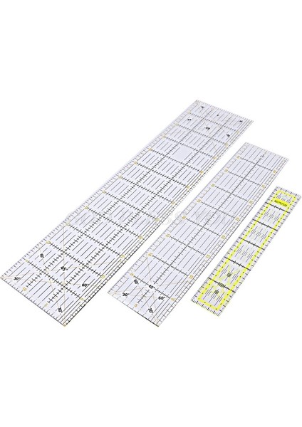 5A21261 Tarzı cm Kapitone Dikiş Patchwork Cetvel Kesme Aleti Kalın Şeffaf Dıy (Yurt Dışından) fiyatları