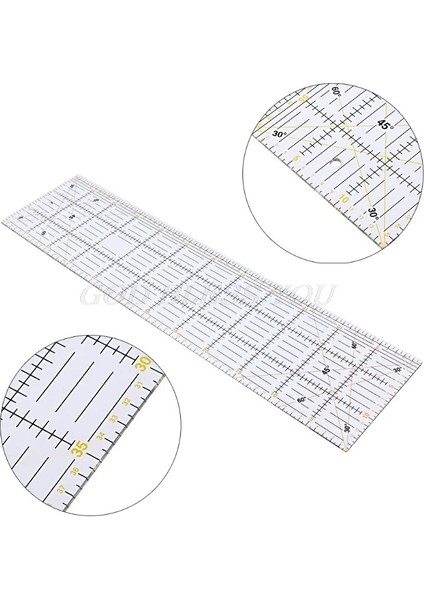 5A21261 Tarzı cm Kapitone Dikiş Patchwork Cetvel Kesme Aleti Kalın Şeffaf Dıy (Yurt Dışından) modelleri