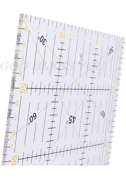 5A21261 Tarzı cm Kapitone Dikiş Patchwork Cetvel Kesme Aleti Kalın Şeffaf Dıy (Yurt Dışından) fırsatları