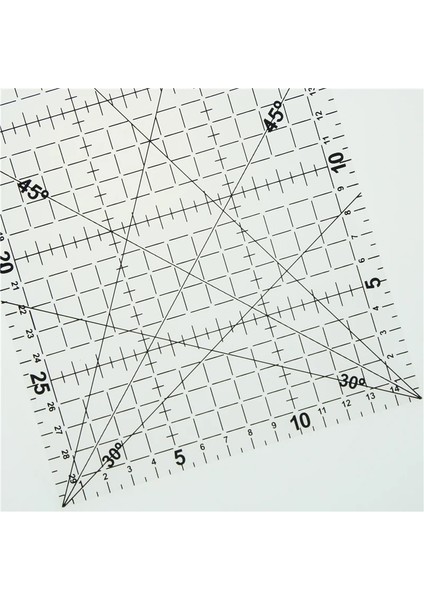 30*15 cm Patchwork Cetvel Kapitone Araçları Yüksek Dereceli Akrilik Malzeme Şeffaf Cetvel Ölçeği Okul Kaynağı (Yurt Dışından) fiyatları