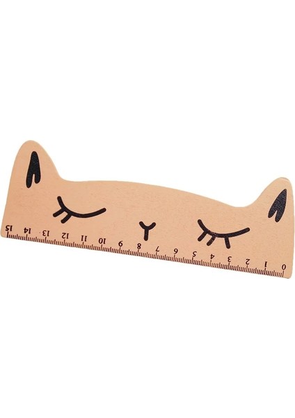 Siyah Stil 1 Adetgrup Çürük Kedi Kawaii Kırtasiye Modelleme Ahşap Cetvel Dört Renk Seçimi Karikatür Hayvan Güzel Manyetik Kırtasiye (Yurt Dışından) indirimleri