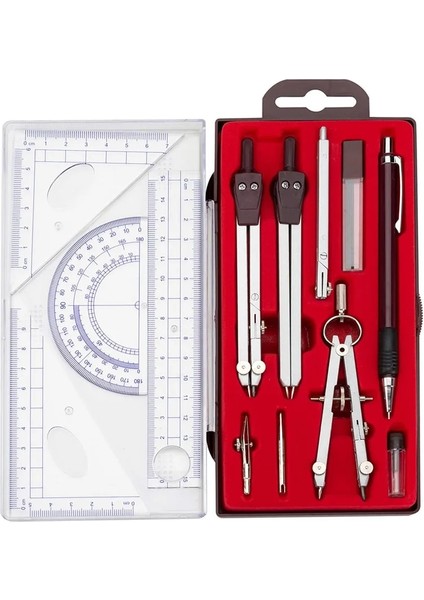 No.1 Stili Geometri Hassas Çizim Aracı Metal Geometri Seti Seti Çocuklar Mühendisler Öğrenciler Için Matematik Pusula Çizim Aracı Hızlı (Yurt Dışından)