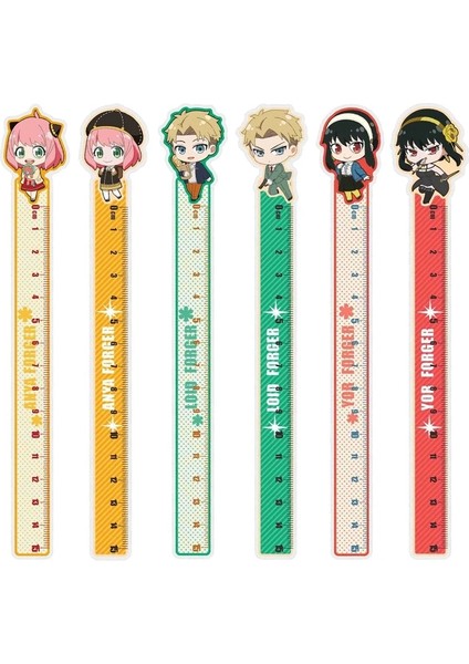 OSS24523CZ3 Stili 20 cm Yeni Anime Spy x Aile Şekil Alacakaranlık Loid Anya Yor Forger Kawaii Akrilik Cetvel Okul Malzemeleri Model Oyuncaklar Öğrenci Hediyeler (Yurt Dışından) fiyatları