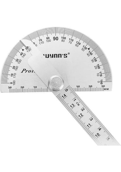 Wynns A 90X Derece Paslanmaz Çelik Iletki Yuvarlak Açı Cetvel Aracı (Yurt Dışından)