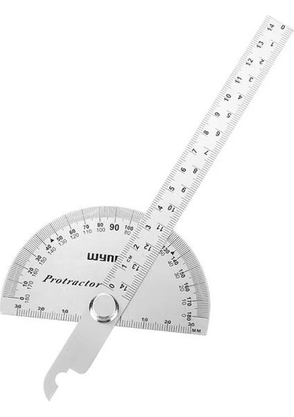 Wynns A 90X Derece Paslanmaz Çelik Iletki Yuvarlak Açı Cetvel Aracı (Yurt Dışından)