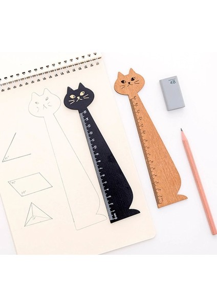 Sarı Stil Yeni Sevimli Yavru Düz Cetvel Ahşap Terazi Cetvel Öğrenci Çizim Cetvel Ölçme Araçları Çocuklar Dıy Scrapbooking Sanat Çizim Cetvel (Yurt Dışından) fiyatları