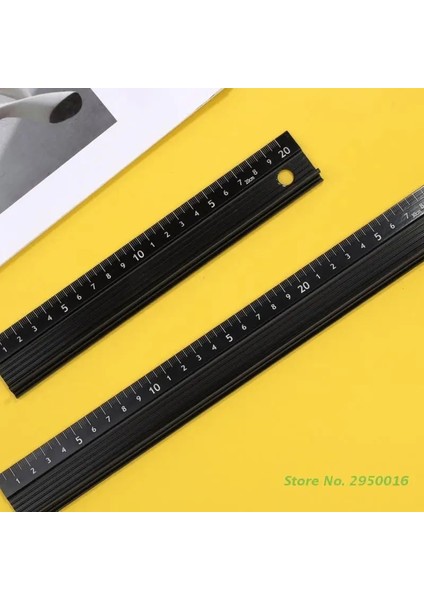 30CM Tarzı cm Alüminyum Alaşımlı Lazerler Kalibrasyon Cetvel Mühendis Koruyucu Cetvel Kaymaz Çizim Aracı Öğrenciler, Ressam, Mühendis Için (Yurt Dışından) fiyatları