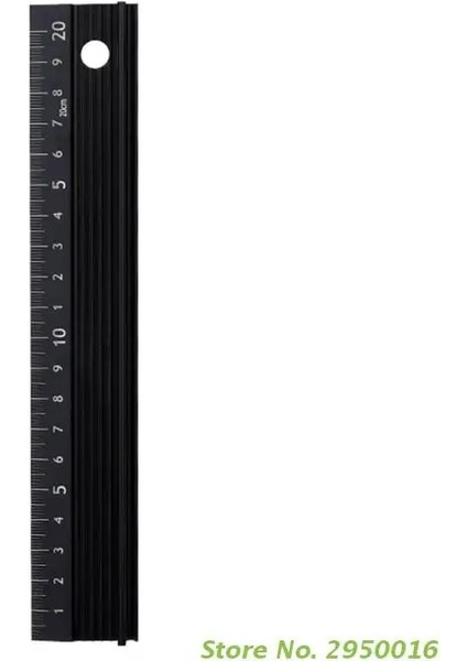 20CM Tarzı cm Alüminyum Alaşımlı Lazerler Kalibrasyon Cetvel Mühendis Koruyucu Cetvel Kaymaz Çizim Aracı Öğrenciler, Ressam, Mühendis Için (Yurt Dışından)