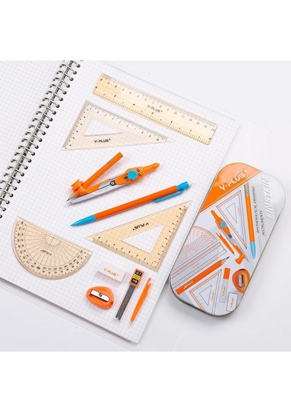 Newtonianmathset Stili Ingiltere'deki Ortaokul ve Lise Öğrencileri Için Yplus Pusula Öğrenci Çok Fonksiyonlu Çizim Cetveli Seti (Yurt Dışından) fiyatları