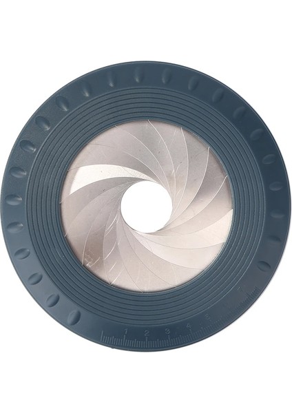 Mavi Stil Hassas Matematik Ölçüm Cetveli Paslanmaz Çelik Yuvarlak Pişirme Ayarlanabilir Ilham Veren Daire Çizim Aracı Parti Döner Kırtasiye Woodw (Yurt Dışından)