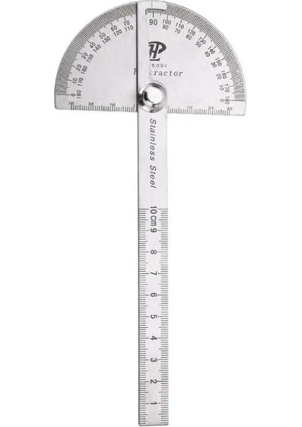 Yeni Paslanmaz Çelik Iletki Yuvarlak Kafa Döner Açı Kuralı Metal Kol Cetvel Ayarlanabilir Çok Fonksiyonlu Matematik Ölçme Aracı (Yurt Dışından) fiyatları
