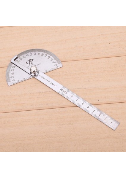 Yeni Paslanmaz Çelik Iletki Yuvarlak Kafa Döner Açı Kuralı Metal Kol Cetvel Ayarlanabilir Çok Fonksiyonlu Matematik Ölçme Aracı (Yurt Dışından) fırsatları