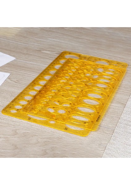 Şablon Cetvel Seti Çizim Aracı Plastik Kırtasiye Eğri Çizimi Için Okul Malzemeleri Öğrenci Dayanıklı Daire Oval Model (Yurt Dışından) fiyatları