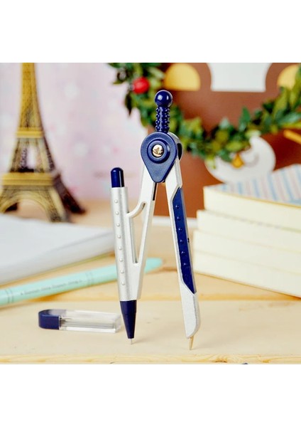 Alüminyum Metal Pusula Seti Mekanik Kalem Okul Kırtasiyesi Olan Öğrenciler Için Drenaj Pusulaları (Yurt Dışından)