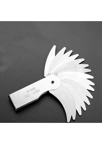 R15-25MM Tarzı Li Metal Yarıçapı Cetvel Profesyonel Ölçme ve Haritalama Çizim Araçları Ayak On Çeşit Stil Çok Amaçlı Şablon Cetvel (Yurt Dışından)