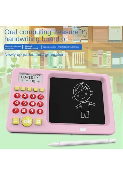 Beyaz Stil 2 Çocuğun Matematik Ağzı Hesaplama Aydınlanma Erken Eğitim Hesap Makinesi Düşünme Eğitimi Yazı Defteri (Yurt Dışından)