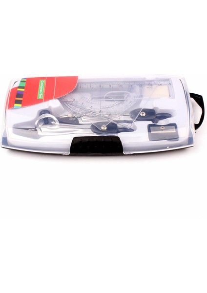 Geometri Kiti Geometri Açıölçer Çizim Için Silgi Pusula Seti Öğrenciler Için Matematik Silgi Cetveli (Yurt Dışından)