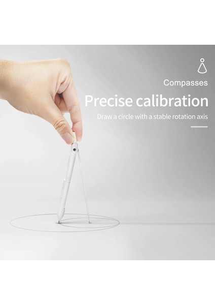 Beyaz Stil Nbx Profesyonel Pusula ile Mekanik Kurşun Kalem Matematik Geometri Çizim Araçları Zekâ Talepleri Kırtasiye Malzemeleri (Yurt Dışından) modelleri