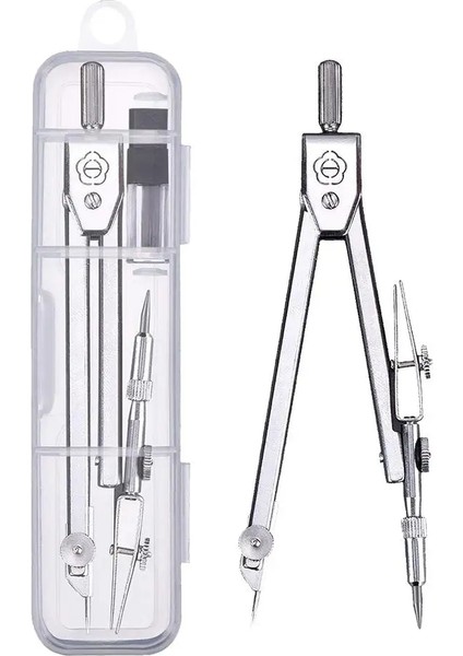 Çizim Pusula Paslanmaz Çelik Öğrenci Pusula Matematik Geometri Araçları Daireler Için Geometri Aracı Öğrenciler Için Set (Yurt Dışından)