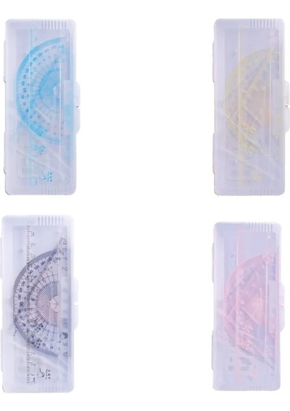 Sarı Stil Ortable Geometri Matematik Alet Seti Matematik Çizim Seti Kırılmaz Temiz Cetveller (Yurt Dışından) fiyatları