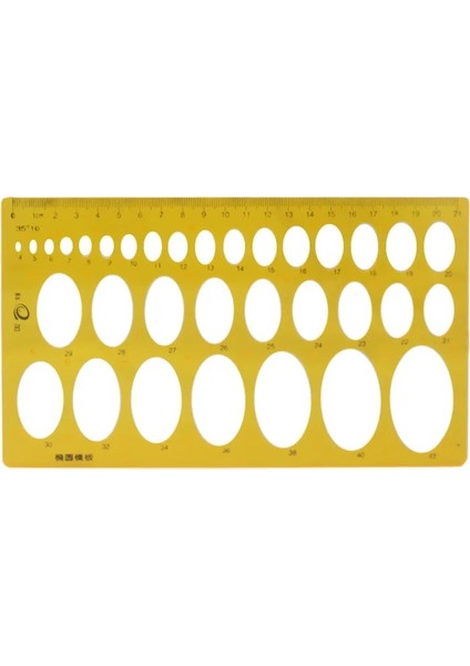 No.3 Tarzı 1 Adet K Rercles Geometrik Şablon Cetvel Şablon Çizim Ölçme Aracı Öğrenciler Yeni Tasarım (Yurt Dışından)