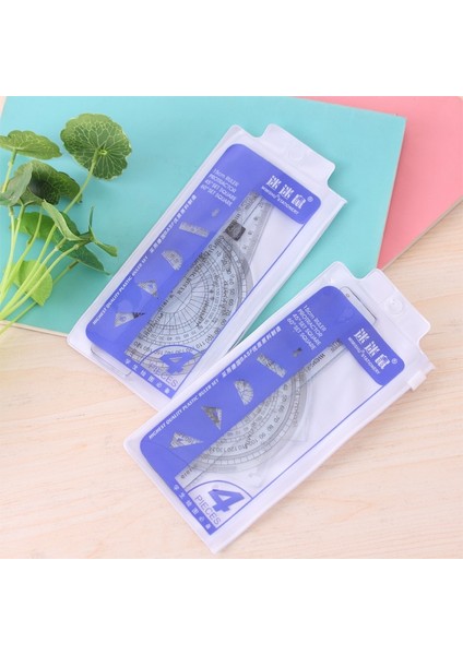 Mavi Stil Et Yüksek Li Cetvel Iletki Öğrenci Matematik Geometri Plastik Üçgen Cetvel Seti Ofis Okul Malzemeleri (Yurt Dışından) fırsatları