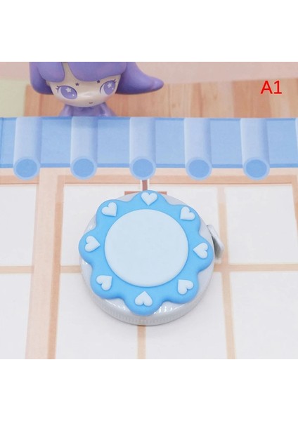 A1 Stili Macaron Mini Bant Yumuşak Deri Cetvel Taşınabilir Metre Bel Çevresi Ölçümleri Taşıma Yüksekliği Giyim Çocuk Cetvel (Yurt Dışından)