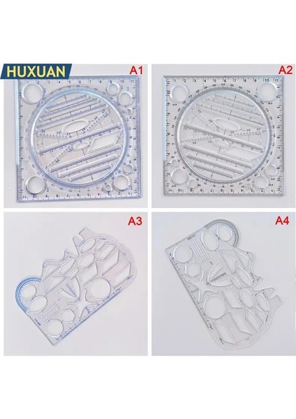 A2 Stili 1 Adet Elips Springhall Açı Cetveli Geometrik Çizim Şablonu Daire Yapımcısı Çizim Cetveli Çok Fonksiyonlu Çizim Cetveli (Yurt Dışından) fırsatları