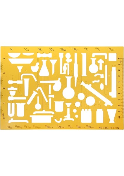 5AC1100496 Tarzı Profesyonel Mimari Şablon Cetvel Çizim Şablonu Ölçme Aracı Öğrenci (Yurt Dışından)