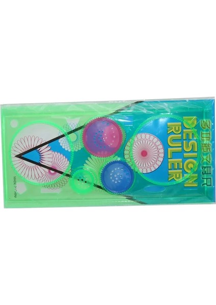 BG1814 Tarzı Ofis Kırtasiye Çizim Malzemeleri Milyon Çiçek Cetvel Yuvarlak Cetvel Geometri Çizim Şablonu Cetvel Spirograph Geometrik Cetvel (Yurt Dışından)