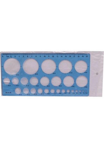 Mavi Stil M Yuvarlak Delik Şablonu Cetvel Çizim Şablonu Kırtasiye Cetvelleri Dört Renk Rastgele Karışık Güvencesi (Yurt Dışından) fiyatları