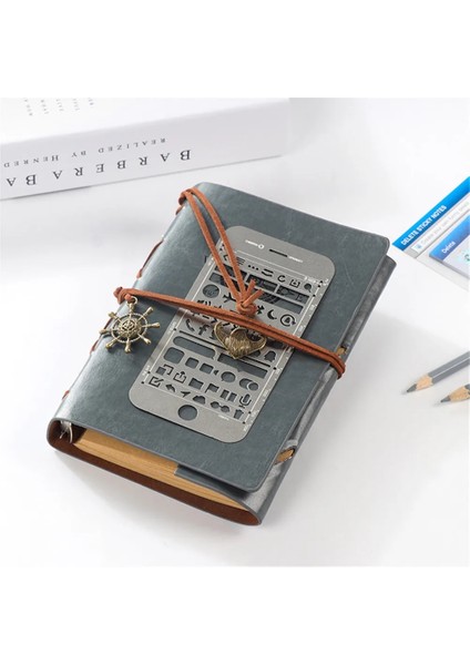 Bir Stil 1x Paslanmaz Çelik Şablon Cetvel Dıy Scrapbooking Boyama Dekor Damgalama Kağıt Kartı Çizim Şablonu Zanaat Çok Fonksiyonlu (Yurt Dışından)