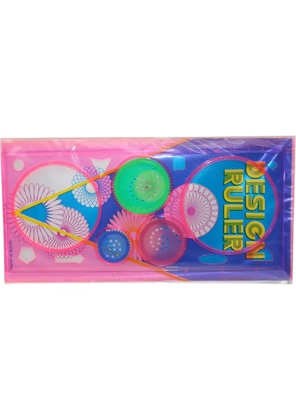 BG1813 Tarzı Ofis Kırtasiye Çizim Malzemeleri Milyon Çiçek Cetvel Yuvarlak Cetvel Geometri Çizim Şablonu Cetvel Spirograph Geometrik Cetvel (Yurt Dışından)