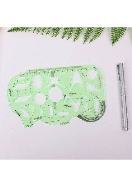 NO.4301 Stili Yeni Yeşil Geometrik Şablon Cetvel Haritalama Çizim Araçları Cetvel Öğrenci Okul Kırtasiye Için Uygun (Yurt Dışından) indirimleri
