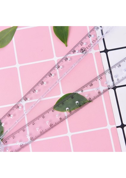 Kırmızı Stil 30 cm Şeffaf Şeffaf Plastik Akrilik Katlanır Düz Cetveller Öğrenci Çocuk Çizim Aracı Kırtasiye Okul Malzemeleri (Yurt Dışından) indirimleri