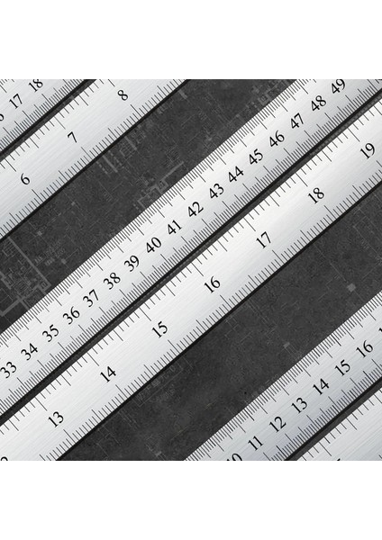 50CM Tarzı Metal Ölçeği Paslanmaz Çelik Düz Cetvel Ölçme Kırtasiye Çizim Aksesuarı El Aleti Okul Ofis Malzemeleri (Yurt Dışından) indirimleri