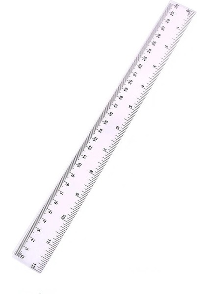 30CM Tarzı 15CM 20CM 30CM Düz Cetvel Şeffaf Plastik Cetvel Çizim Aracı Masa Aksesuarları Öğrenci Kırtasiye Okul Ofis Malzemeleri (Yurt Dışından)