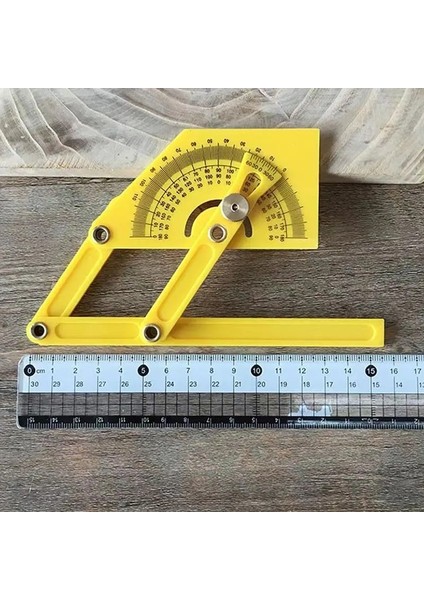 15.5*9 cm Ayarlanabilir Açı Bulucu Iletki Yarım Daire 180 Çizim Etkinlik Cetvel Tasarım Şablonu Ağaç Işleme Ölçü Ölçer (Yurt Dışından) fiyatları