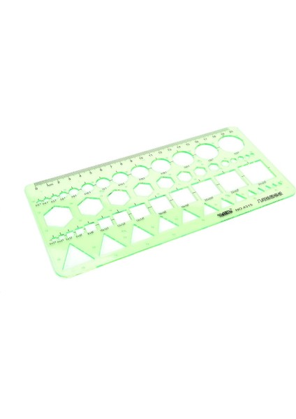 Net Stil 1 Adet Çok Şekilli Plastik Daireler Kareler Geometrik Boyama Çizim Şablonu Cetvel Öğrenci Okul Kırtasiye Ofis Malzemeleri (Yurt Dışından) fırsatları