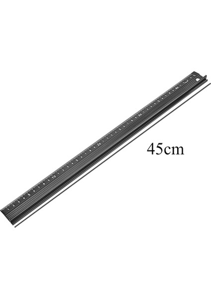 Bordo Tarzı 20CM 30CM 45CM Metal Cetvel Lazer Kalibrasyon Baskı Ölçeği Cetvel Alüminyum Üçgen Ölçeği Mimar Mühendis Teknik Cetvel (Yurt Dışından)