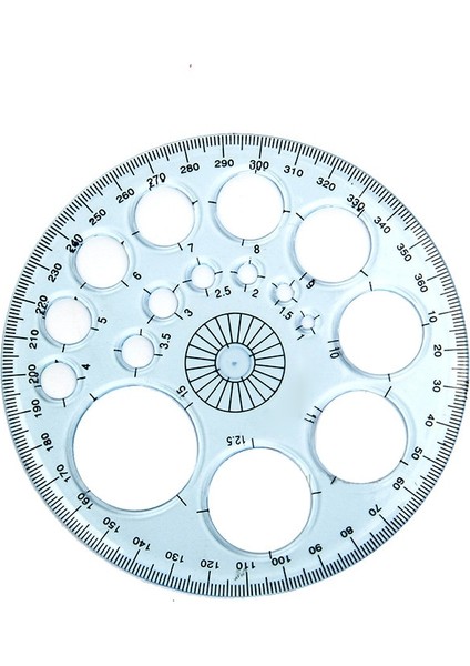 Bir Stil Çok Fonksiyonlu Geometrik Cetvel Geometrik Çizim Şablonu Ölçme Aracı Okul Ofis Mimarisi Kaynağı Линейка Школьная (Yurt Dışından)