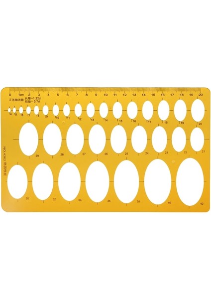 NO.4363 Tarzı K Rercles Geometrik Şablon Cetvel Şablon Çizim Ölçme Aracı Öğrenciler (Yurt Dışından)