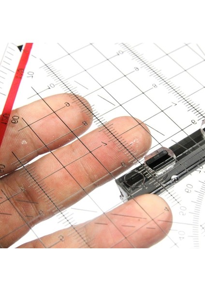 Üçgen Şeklindeki Şablon Cetveli Temizle Çizim Şablonu Cetvel Saplı Iletki Terazi Pro Comic Çizim Araçları (Yurt Dışından) fırsatları